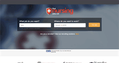 Desktop Screenshot of findnursingjobs.net